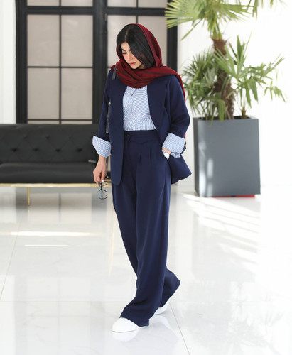 کت و شلوار زنانه کرپ