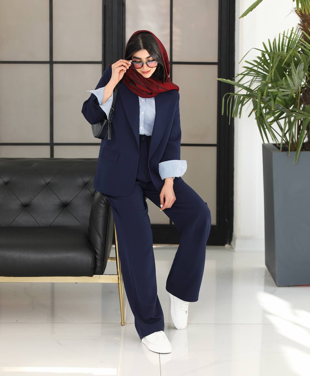 کت و شلوار زنانه کرپ