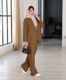 کت و شلوار زنانه کرپ