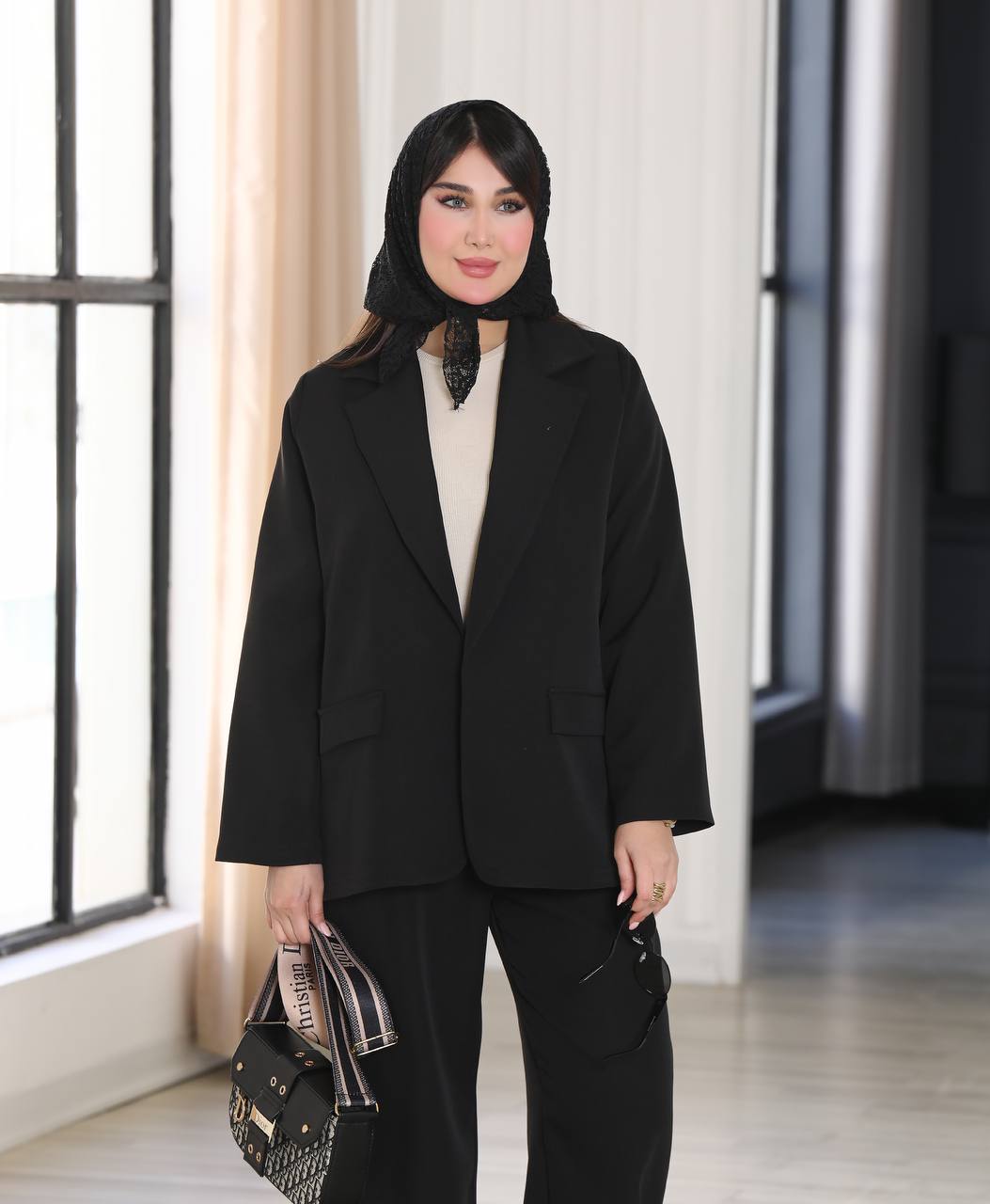 کت و شلوار زنانه کرپ